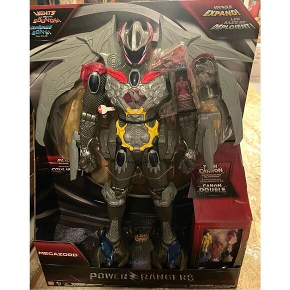 Bandai Giant Power Rangers Movie Interactive Megazord with Ranger Figures NIB - Picture 1 of 15